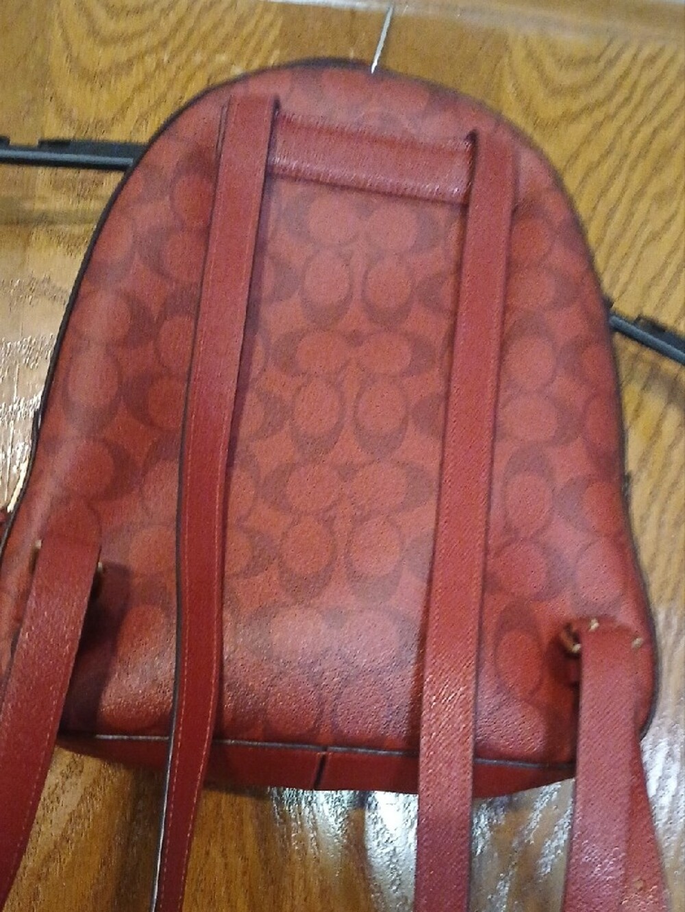 Red Coach Jordyn Backpack - Picture 7 of 7